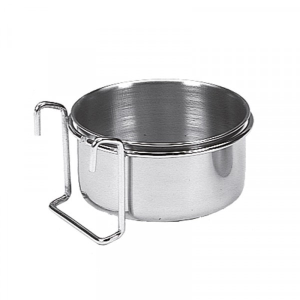 Edelstahl Futternapf inox + Haken XS 210ml - 8cm