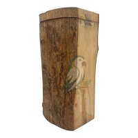 WS Nisthöhle Mahagoni Natur 25cm hoch
