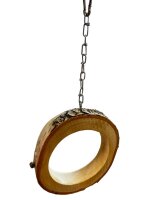 Ringschaukel für kleine Vögel aus Birke...