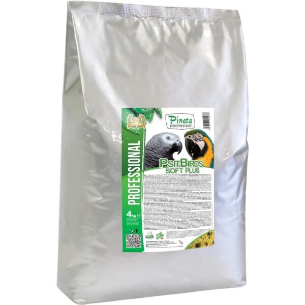 Pineta Psit Birds Soft Plus 4kg