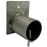 Edelstahl Asthalter für Wandbefestigung Dm. 40mm