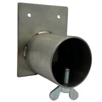 Edelstahl Asthalter für Wandbefestigung Dm. 60mm